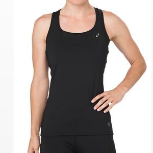 #30 ASICS Racerback Mesh Black Tank